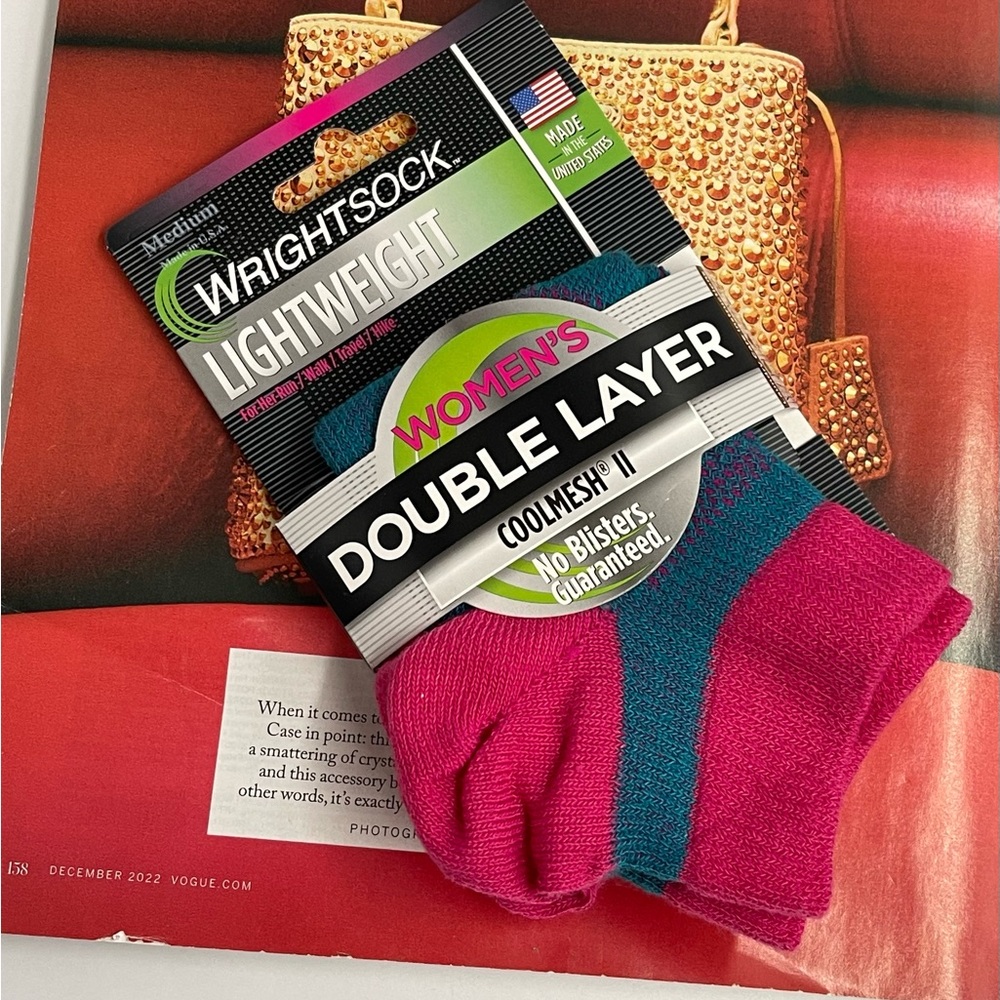 NWT WRIGHTSOCK TAB Coolmesh II ANTI BLISTER SYSTEM Socks Pick